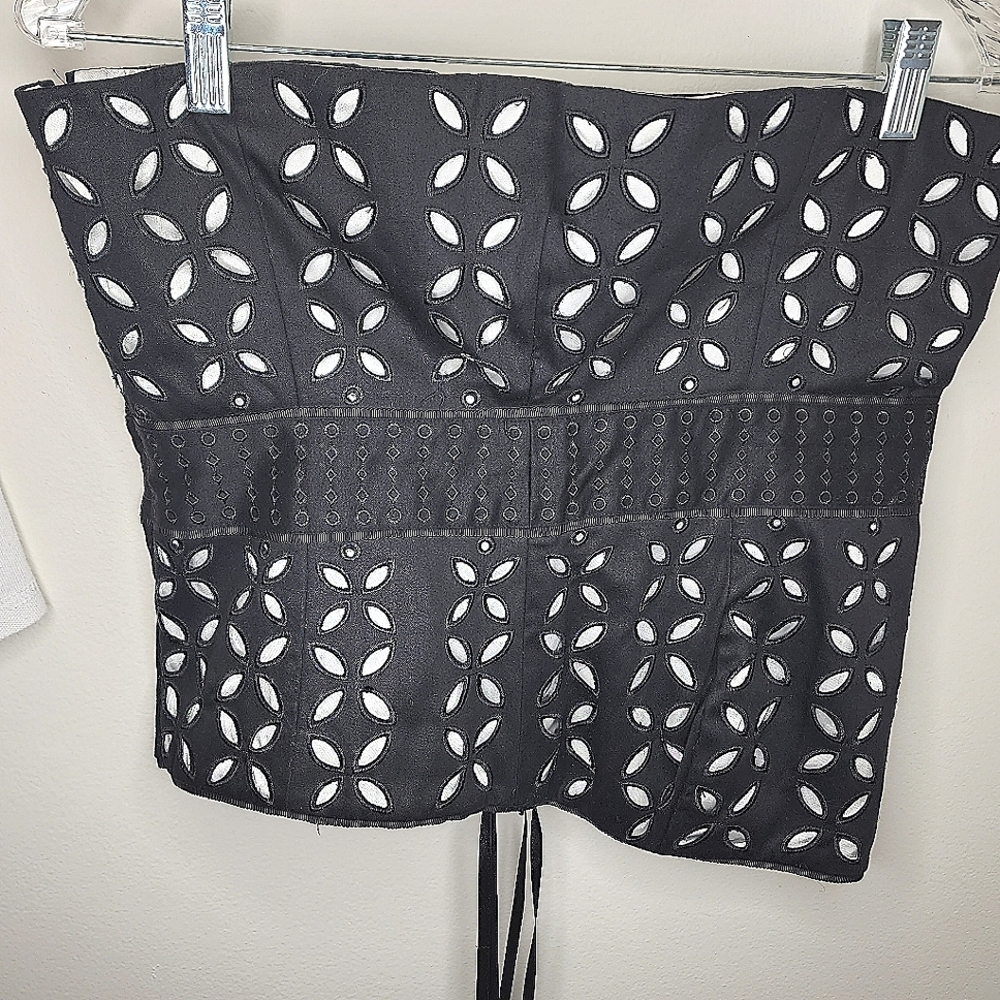 Strapless White House Black Market top